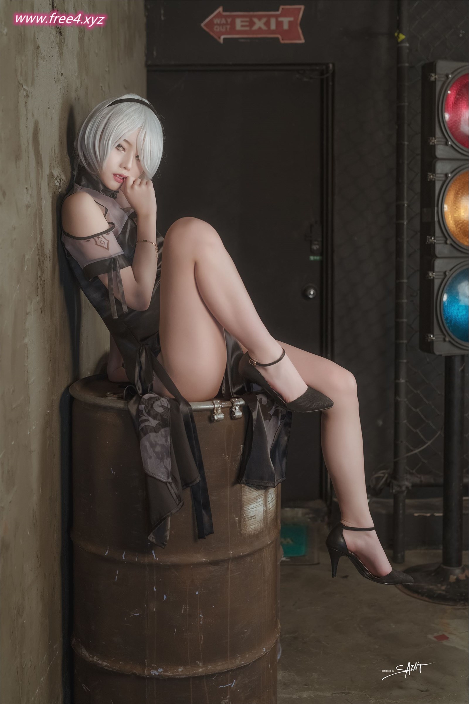 SAINT Photolife Yuna - Yuna Cos Vol.04 KDA Akali & Nier Automata 2B(60)